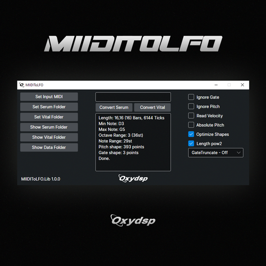 MIIDIToLFO - Free MIDI To LFO Converter